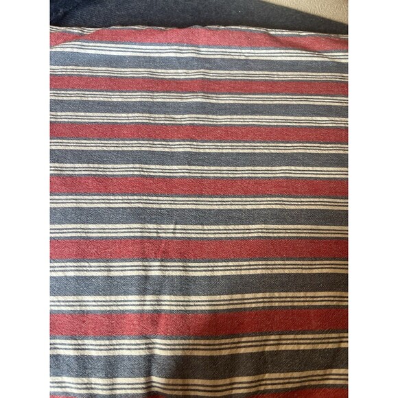Storehouse Red White Blue Cotton Striped Tablecloth 56” X 76”  Preppy  Classic - Picture 2 of 7